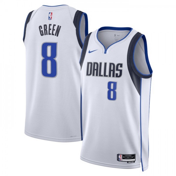 Dallas Mavericks Trikot Josh Green 8 Nike 2022-23 Association Edition Weiß Swingman - Herren Dallas Mavericks Trikot Josh Green 8 Nike 2022-23 Association Edition Weiß Swingman - Herren